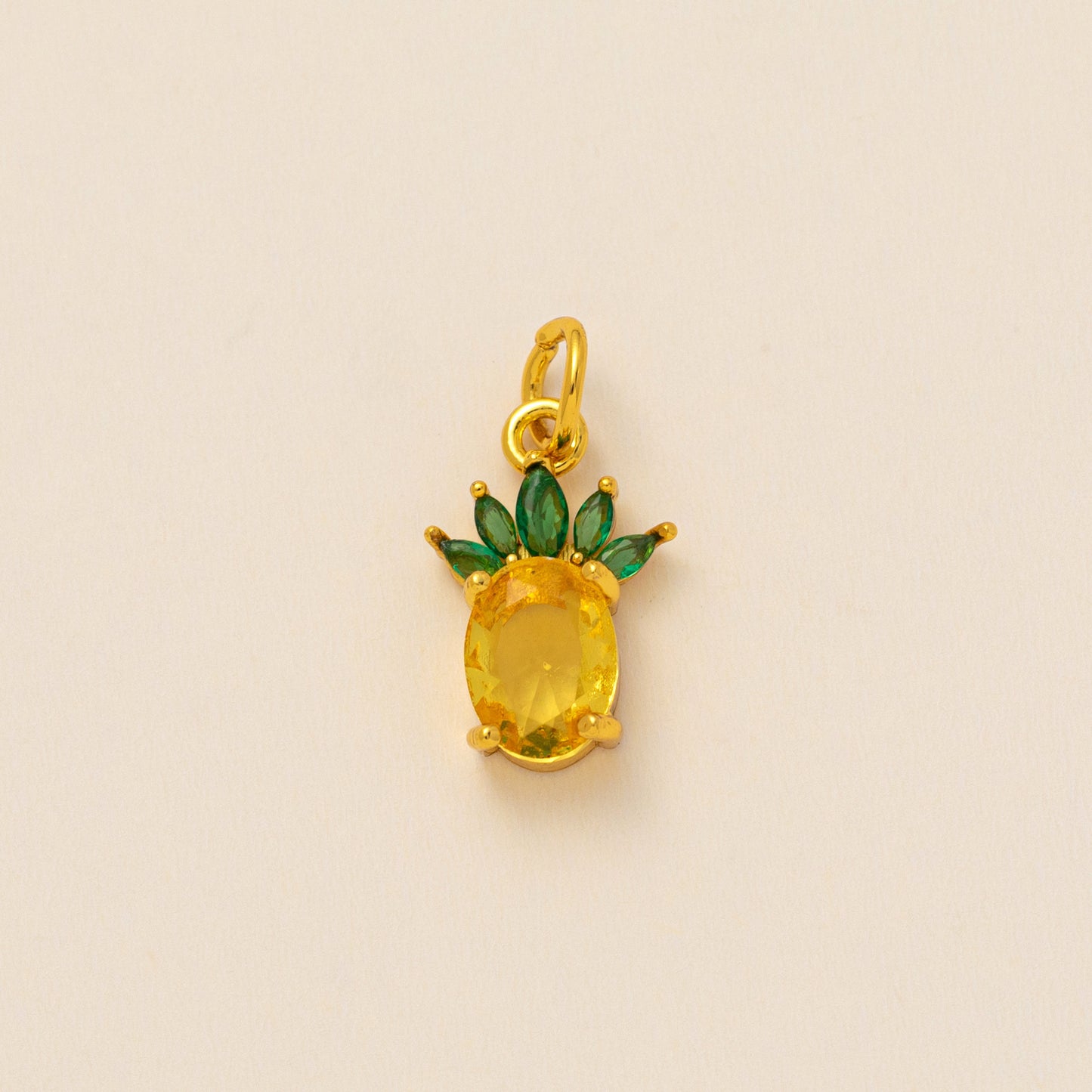 Minimalist Casual Fruit Pattern Plated Brass Pendant Necklace for Unisex