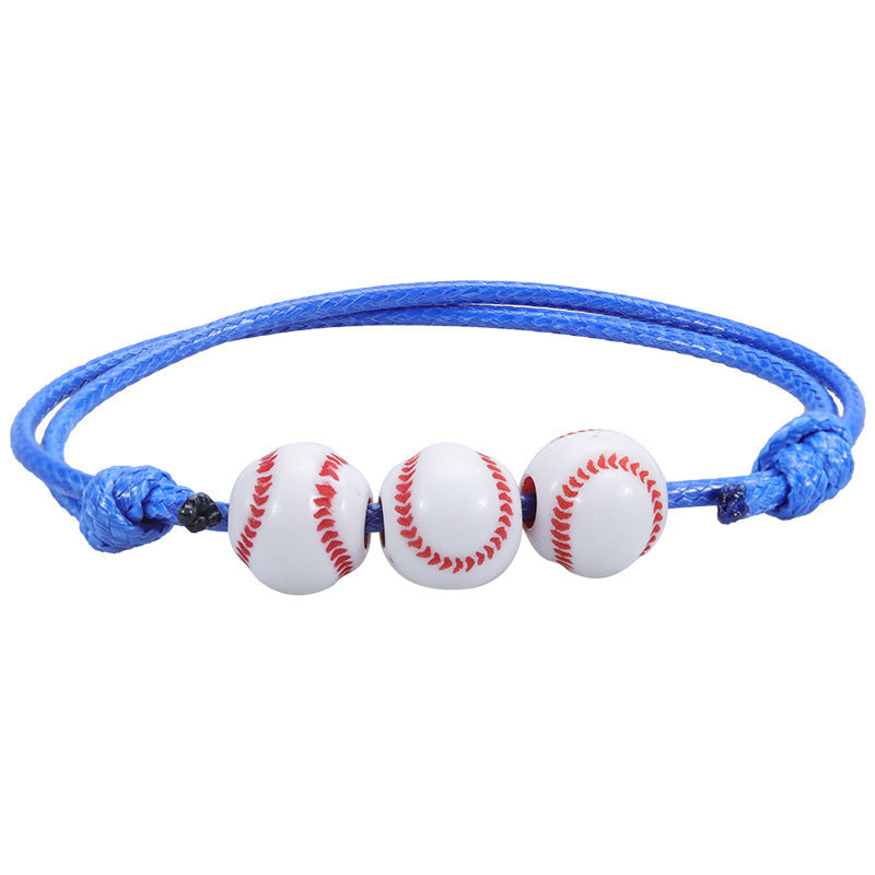 Sporty Unisex Resin Braided Bracelet