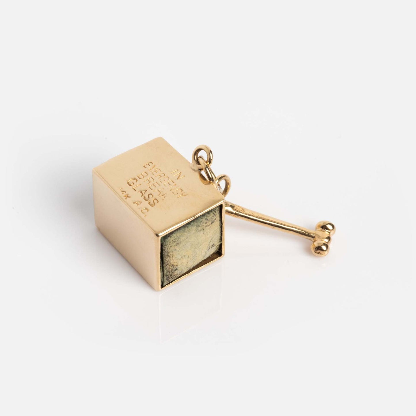 Vintage Plated Stainless Steel Pendant Charm Bar for Women