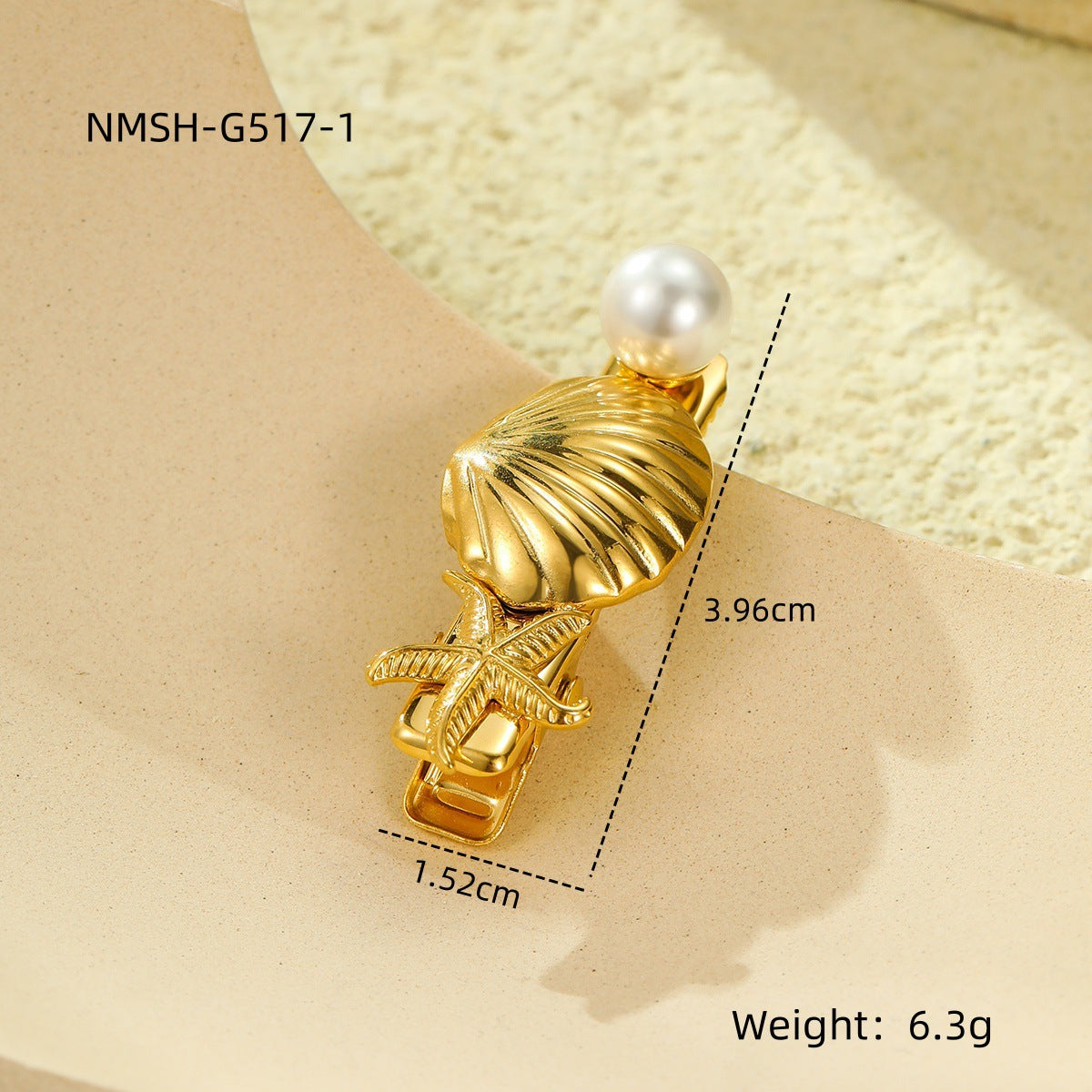 Parure da donna con collana, bracciale, orecchini e anello abbinati in acciaio inossidabile placcato, design geometrico ispirato all'oceano