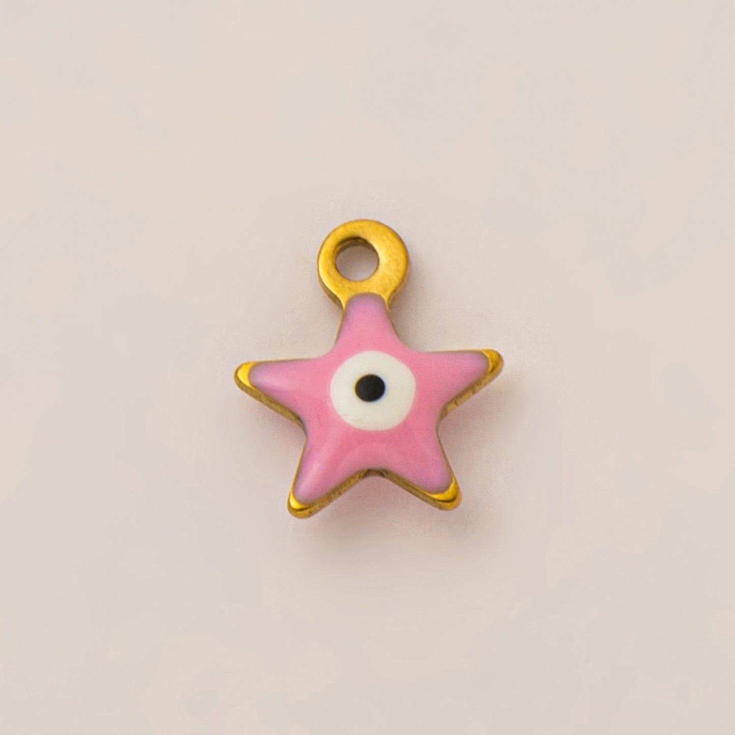 Vintage Plated Stainless Steel Starfish Heart Fish Rectangle Geometric Pearl Inlay Charm Bar