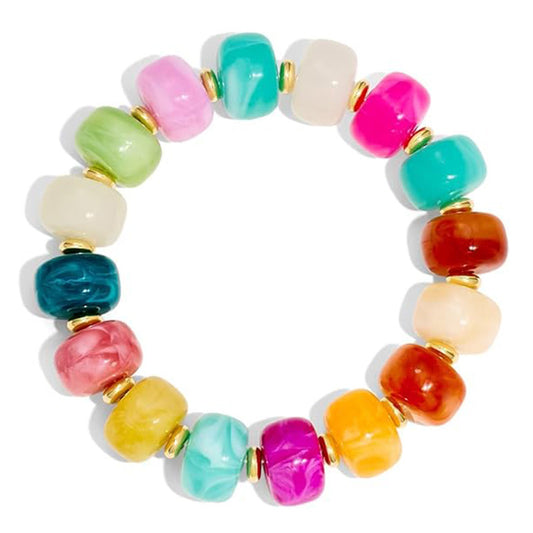 Minimalist Casual Oval Round Acrylic Bracelet Unisex Fashion Jewelry