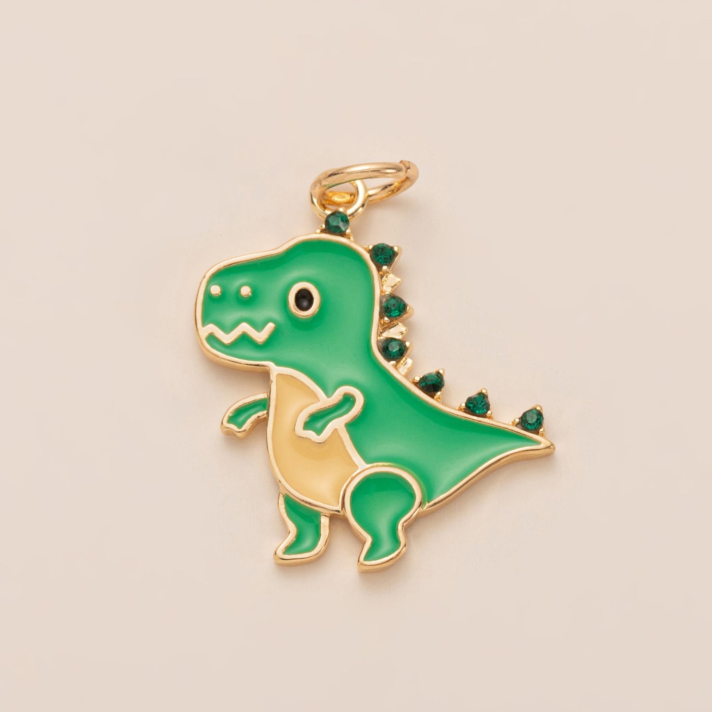Gold Plated Brass Animal Charm Bar for DIY Shoes and Cup Accessories