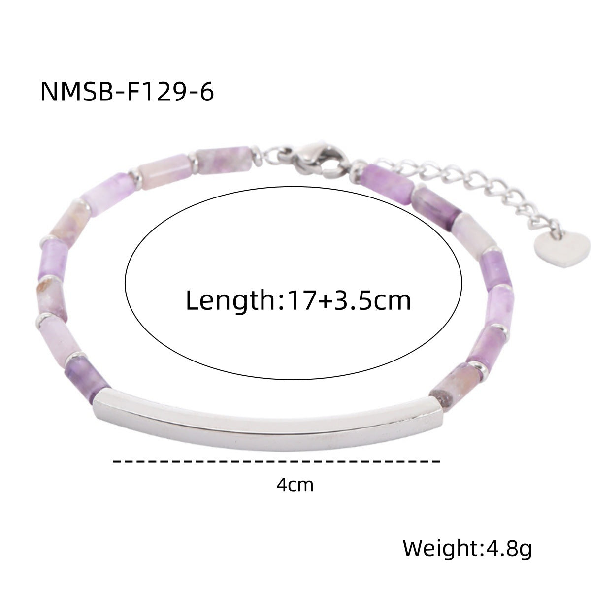 Bracciale da donna in acciaio inossidabile placcato oro 18K con motivo a nodi di bambù, design geometrico rettangolare, stile ufficio minimalista