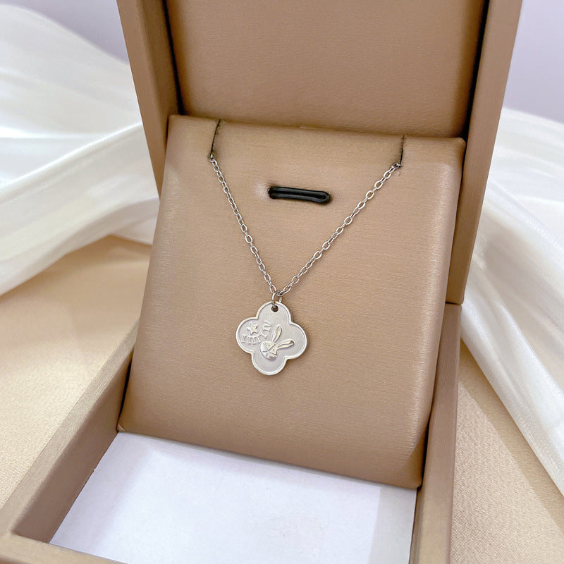 Minimalist Geometric Titanium Steel Plated Necklace for Unisex