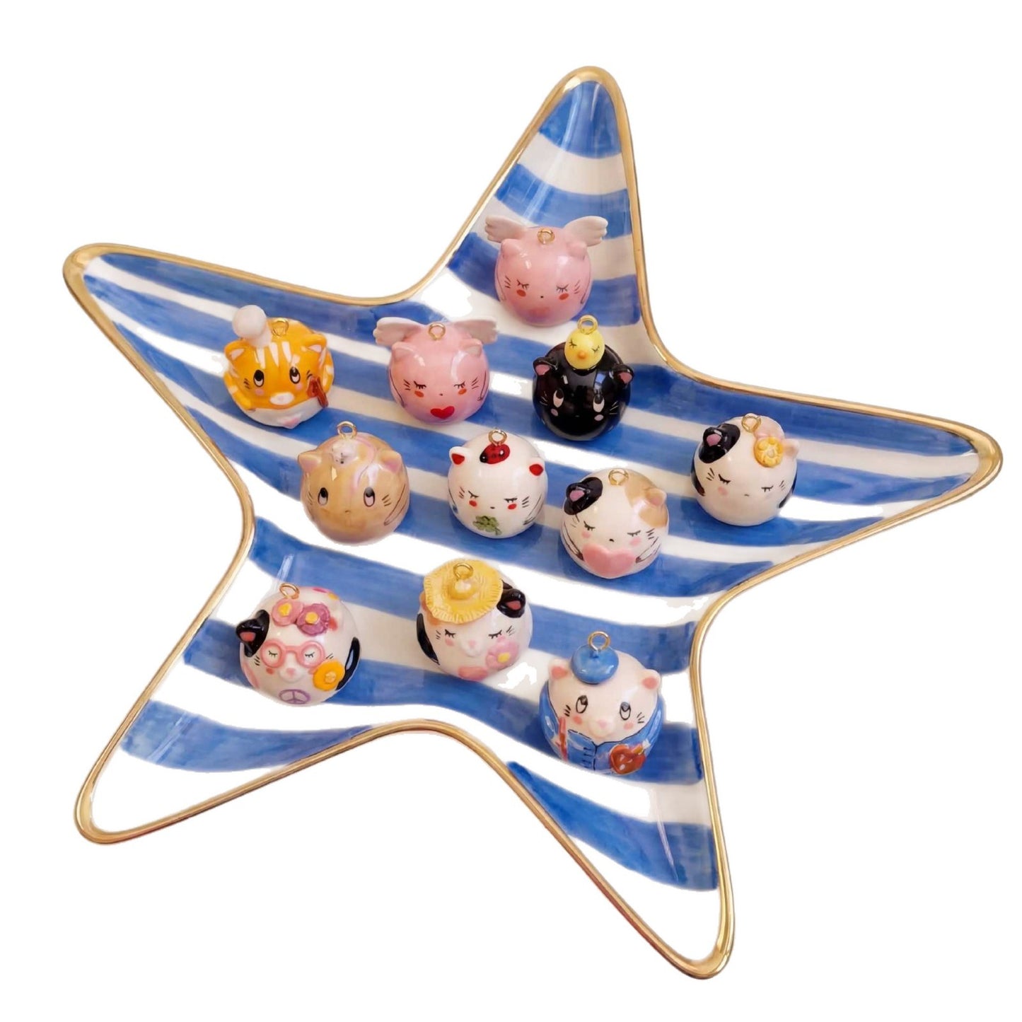 Sweet Cartoon Conch Brass Plated Charm Bar Corn Chain Unisex