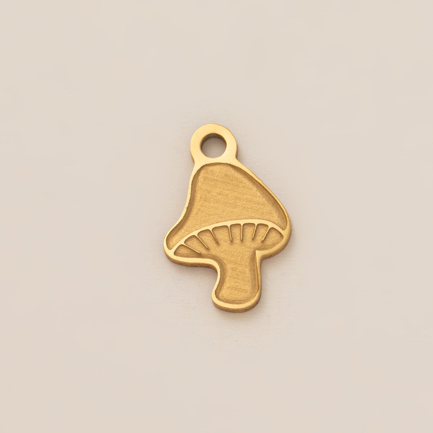 Minimalist 18K Gold Plated Round Square Geometric Stainless Steel Pendant Necklace