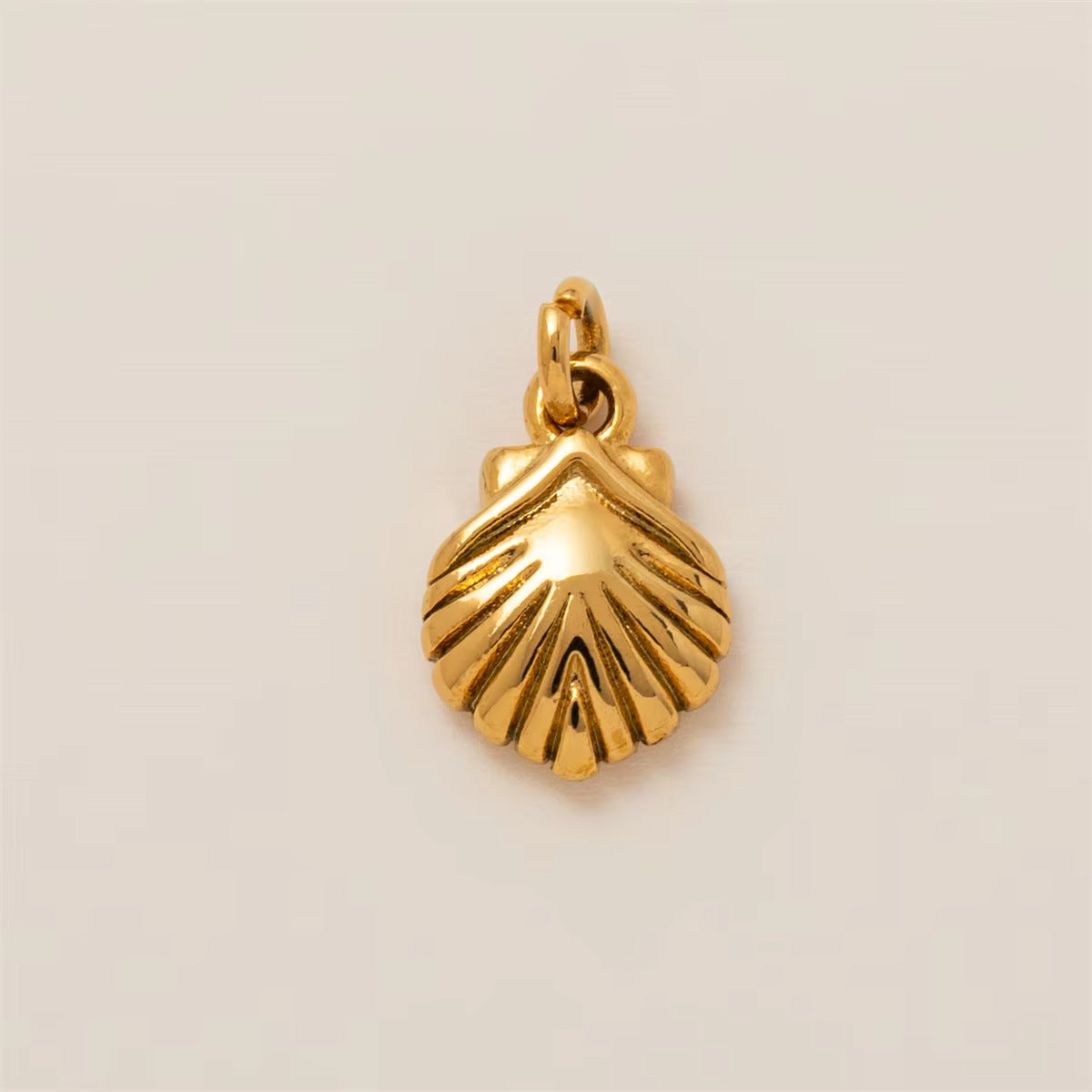 Vintage 18K Gold Plated Stainless Steel Pendant Charm Bar