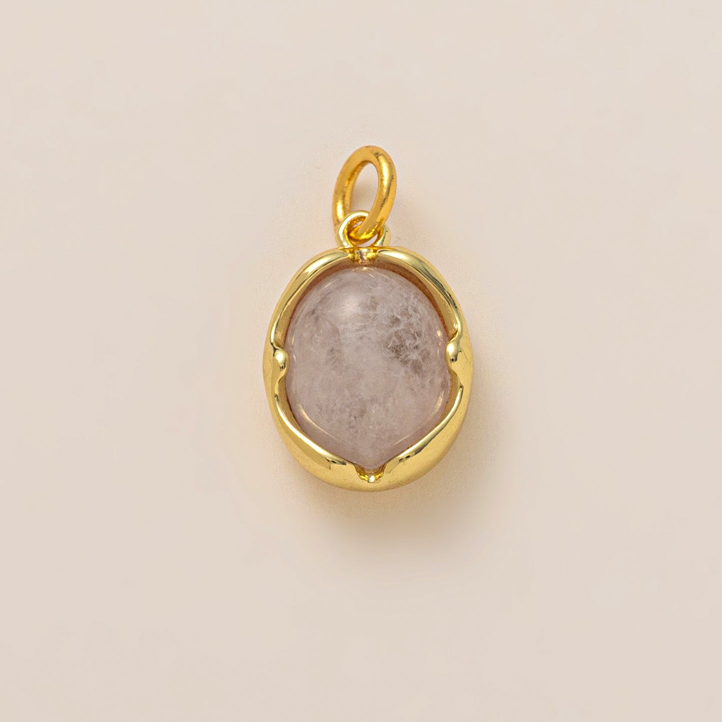 Bohemian Geometric Brass Pendant with 18K Gold Plating DIY Charm Bar for Unisex