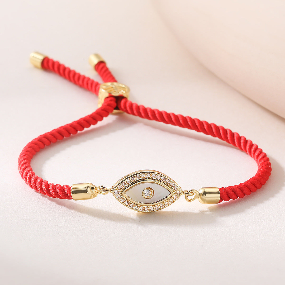 Geometric Brass Gold Plated Cubic Zirconia Inlay Bracelet for Women