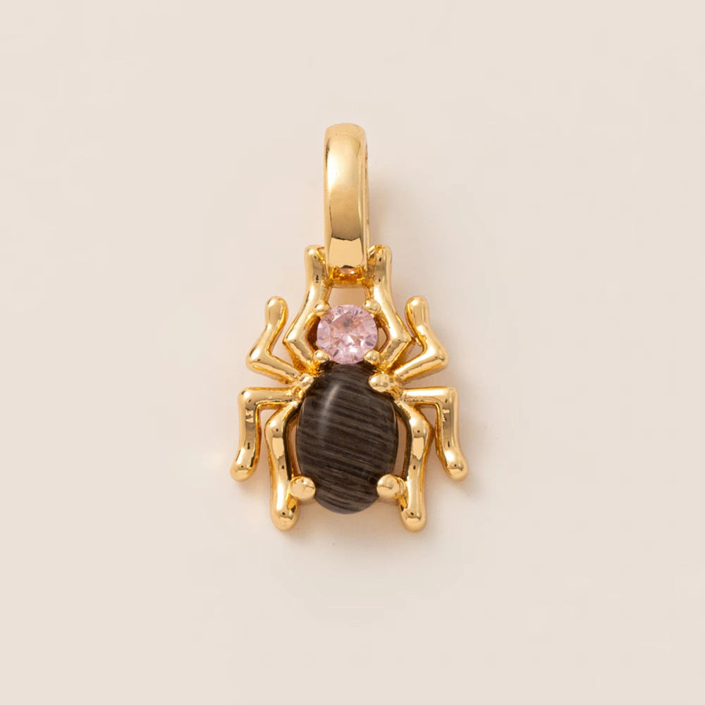 Minimalist Luxury 18K Gold Plated Brass Animal Pendant Necklace for Unisex