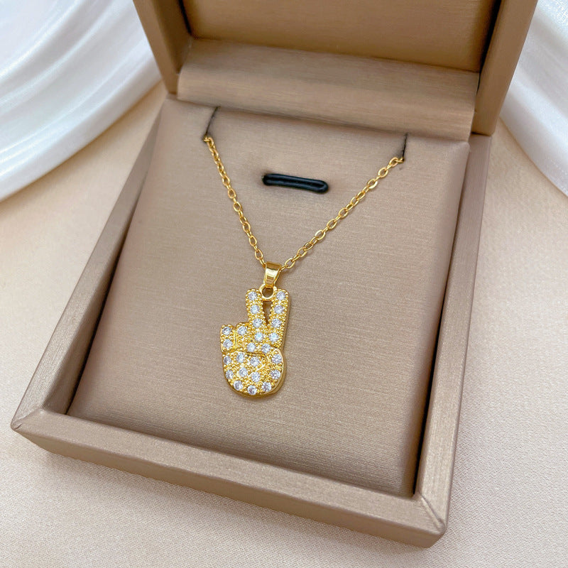 Collana con ciondolo a luna geometrica minimalista da donna e uomo, catena a serpente in acciaio inossidabile con finitura lucida
