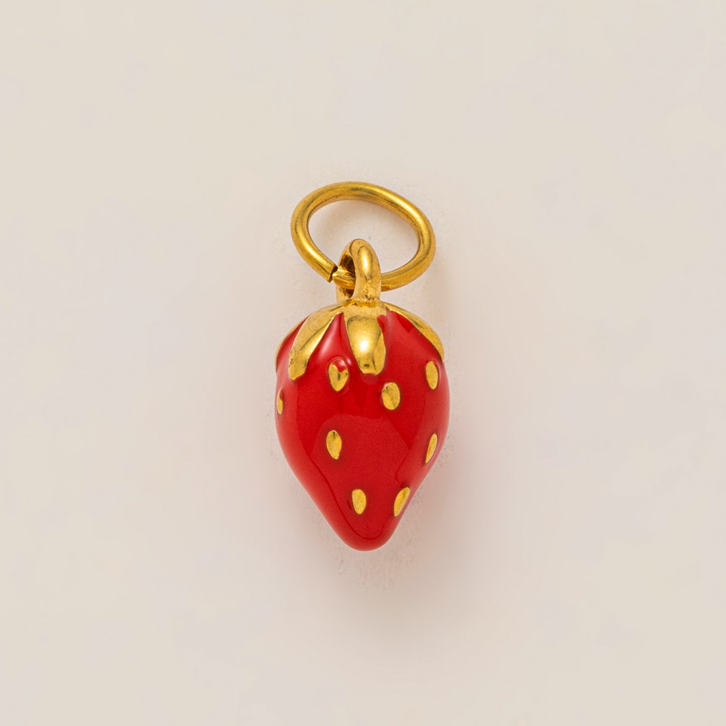 Vintage Round Stainless Steel PVD Gold Plated Dance Shoe Charm Bar