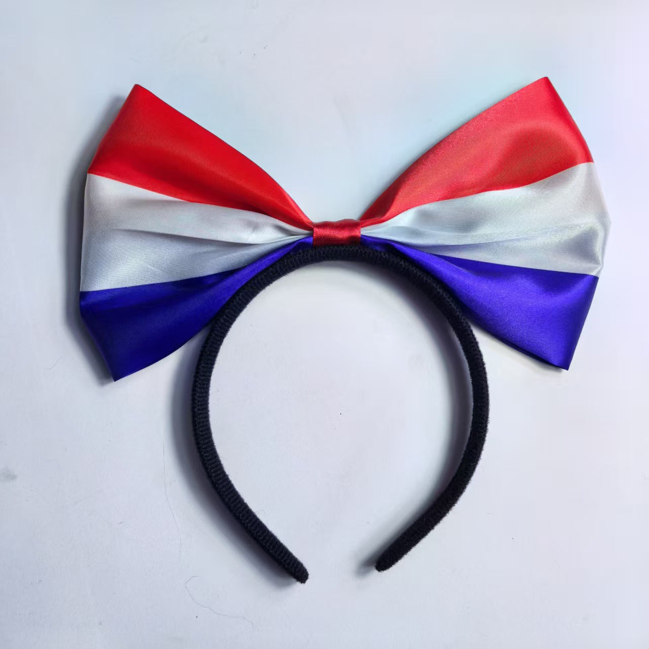 World Cup National Flag Bow Headband Resin Hair Accessory for Soccer Party