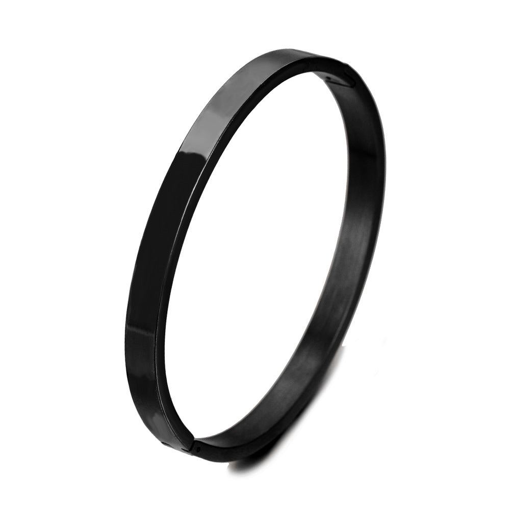 Geometric Gold Plated Titanium Steel Stainless Steel Bracelet