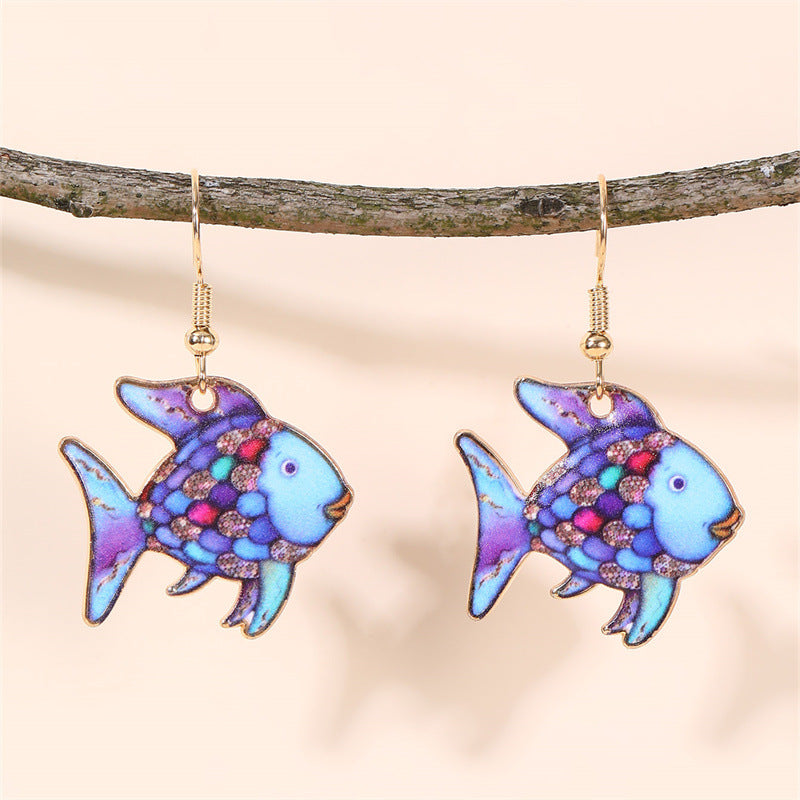 Pendientes de resina con forma de lazo minimalista para niños, con incrustaciones de perlas, para vacaciones en la playa y como recuerdo de viaje