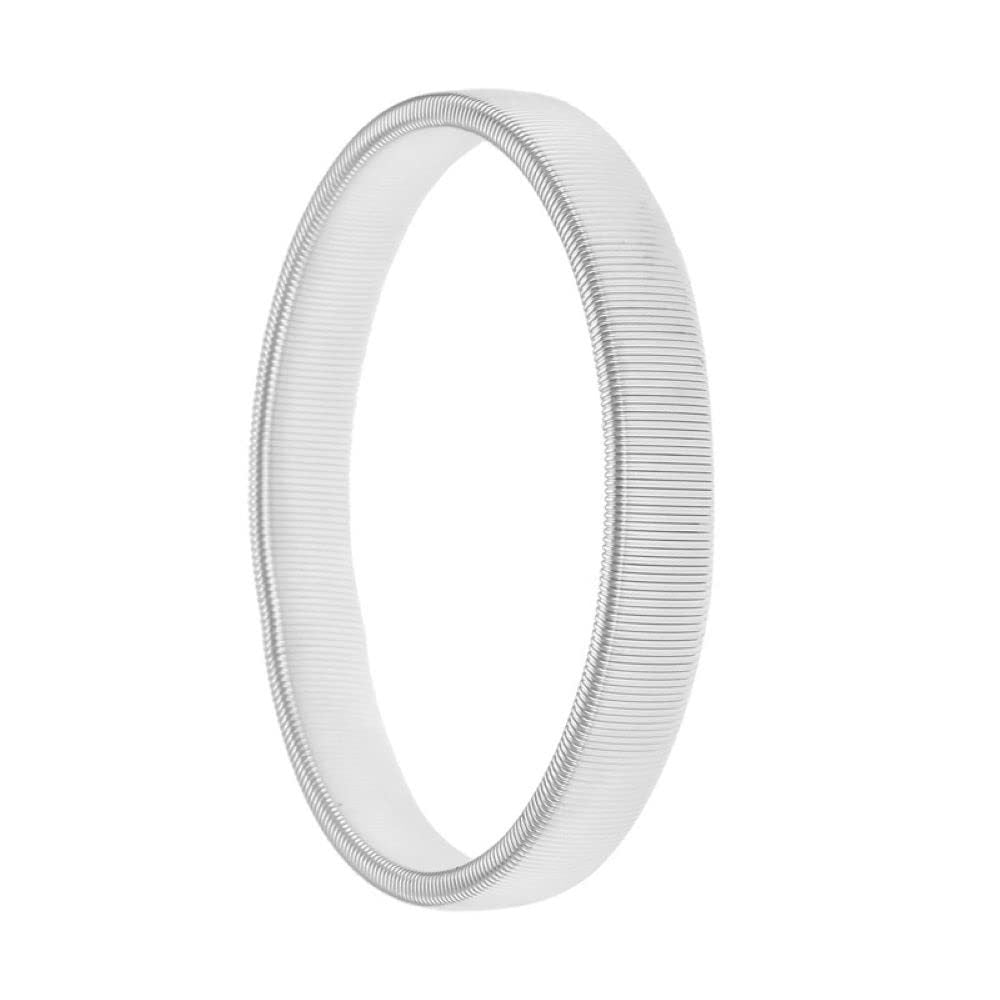 Punk Round Geometric Plated Metal Arm Cuff for Men