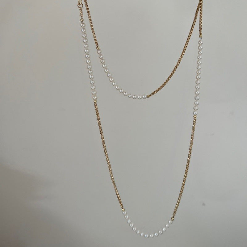 Collar con Colgante de Acero de Titanio Estilo Vintage Elegante con Diseño en Forma de Corazón y Acabado Bañado para Mujer