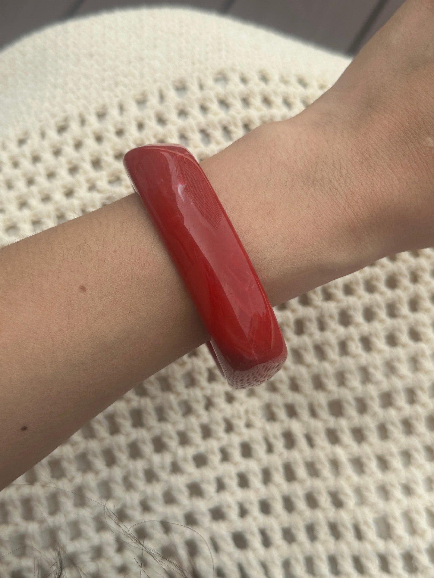Casual Gradient Geometric Plated Zinc Alloy Stretch Bracelet