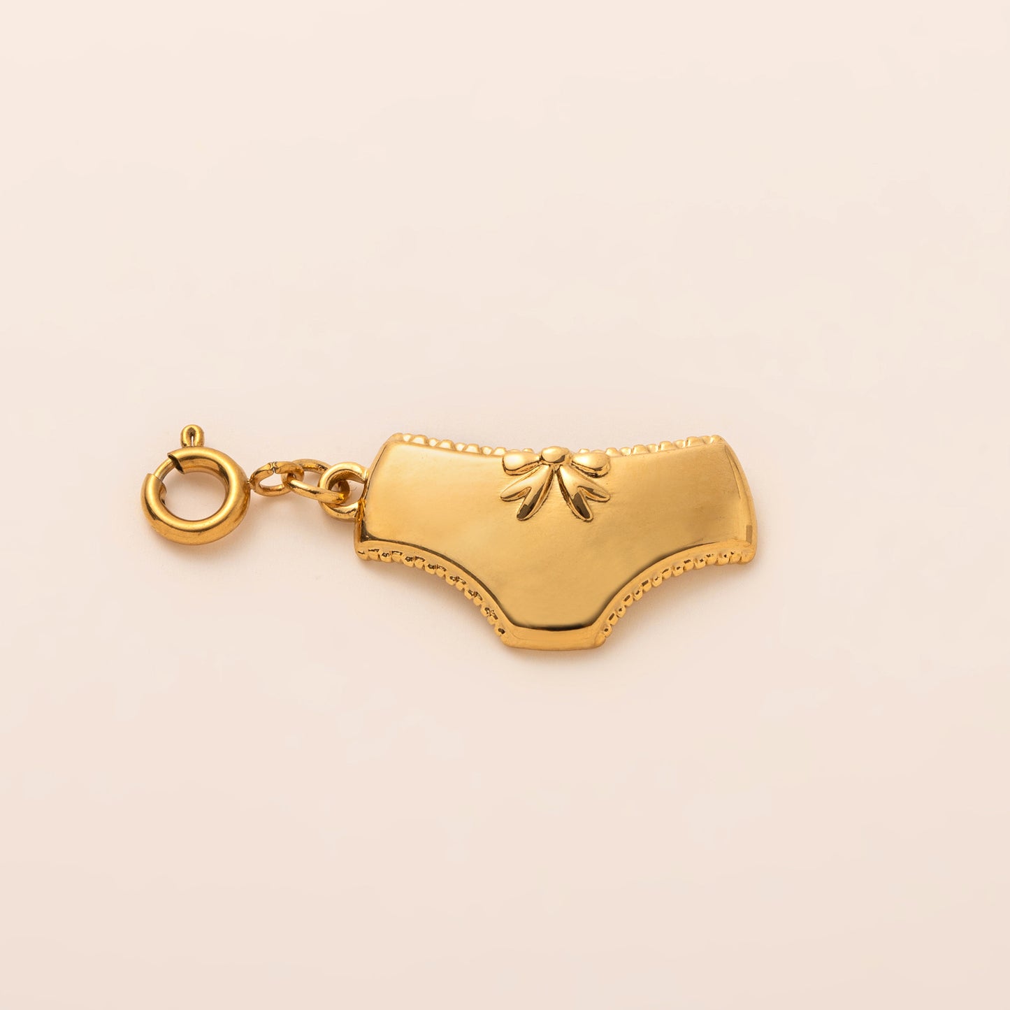 Colgante de barra con diseño de llave de acero inoxidable bañado en oro de 18 quilates de estilo vintage para mujer