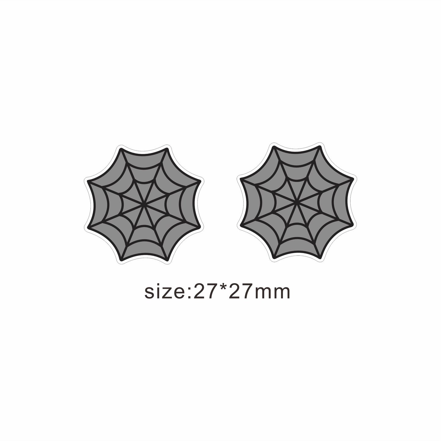 Orecchini a perno in legno novità con intaglio a forma di animale, motivo Zucca di Halloween, Fantasma, Gatto nero, Caldaia della strega, Pipistrello, Caramella, Ragnatela