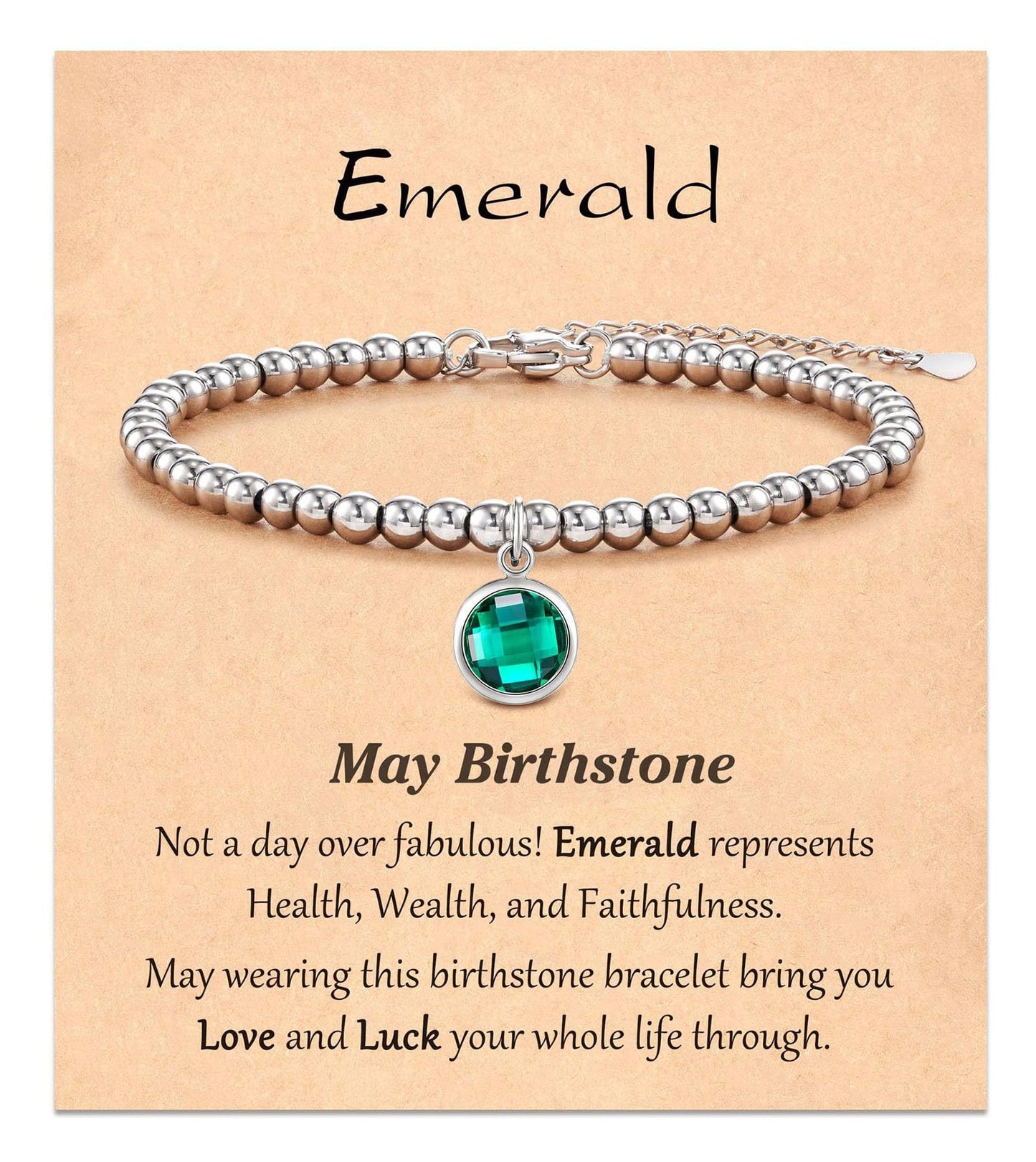 Fashion Elegant Geometric Round Plated Stainless Steel Bracelet for Women