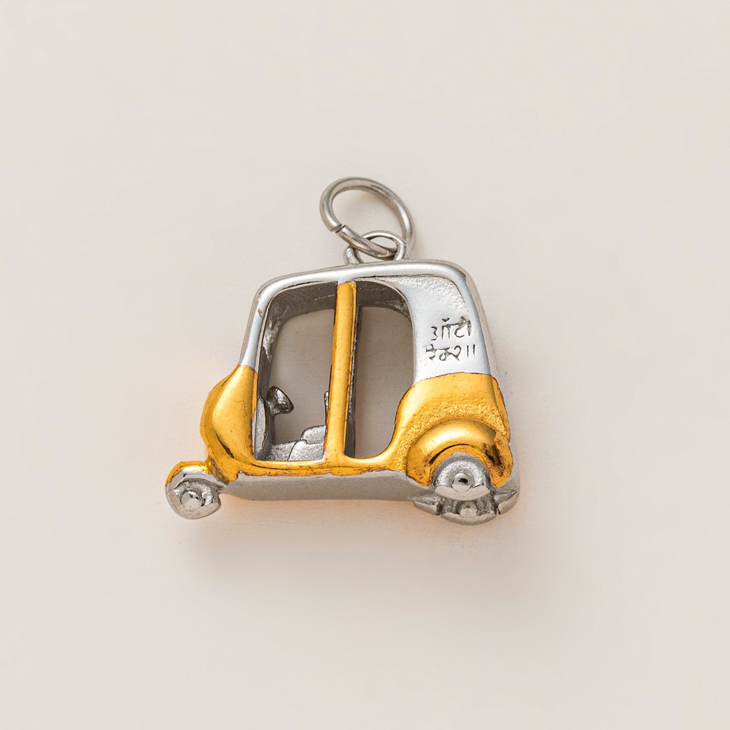 Vintage 18K Gold Plated Geometric Stainless Steel Pendant