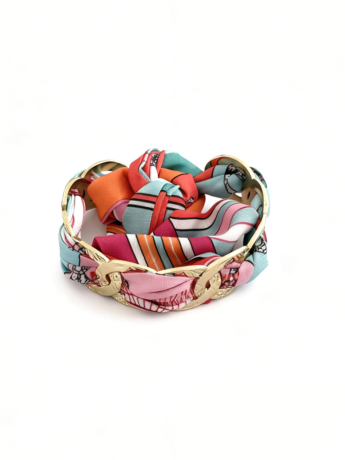Bohemian Plated Stainless Steel Round Heart Coin Hollow Bracelet Set