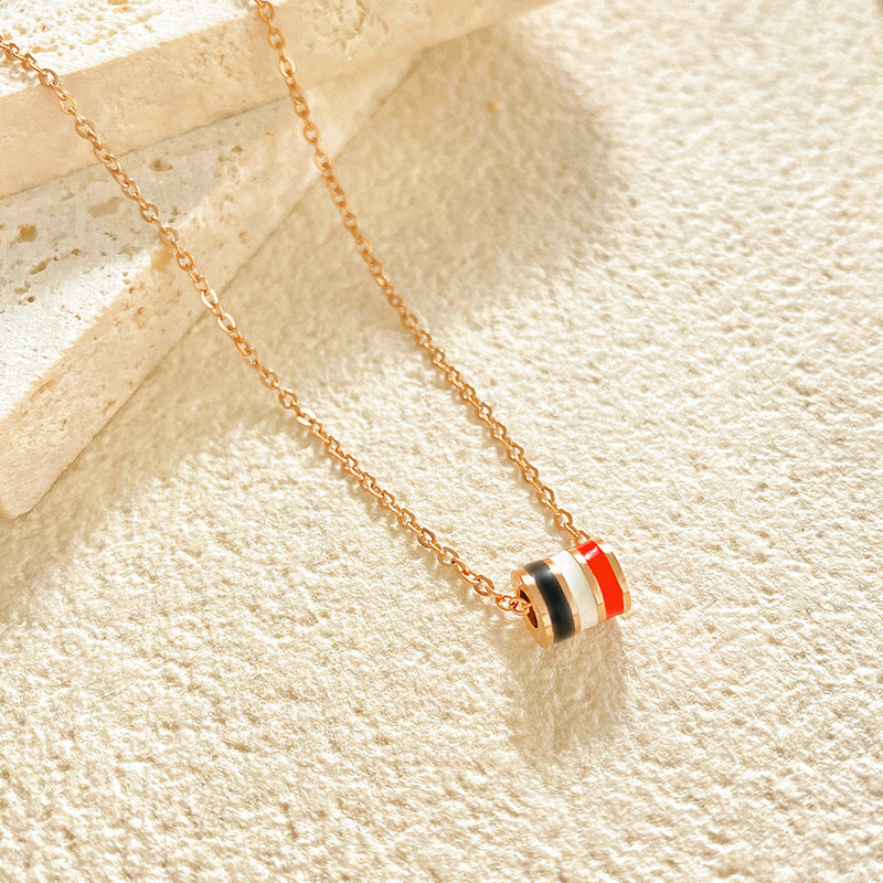Minimalist Luxury Titanium Steel Plated Necklace for Unisex