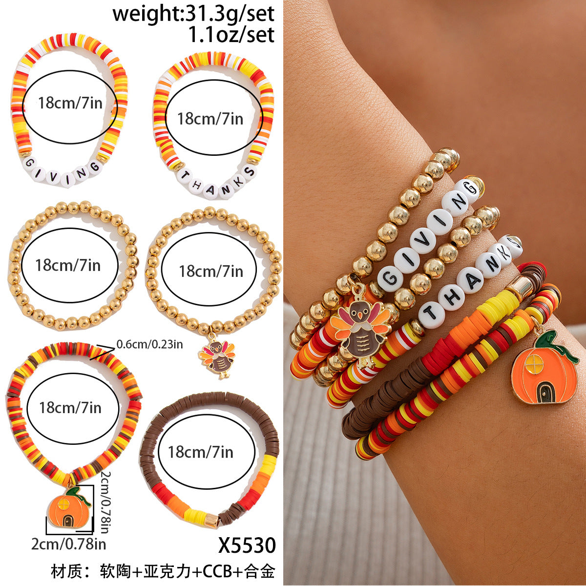 Pulsera con Colgante de Pavo Personalizado con Detalles de Cristales y Borla para Mujer