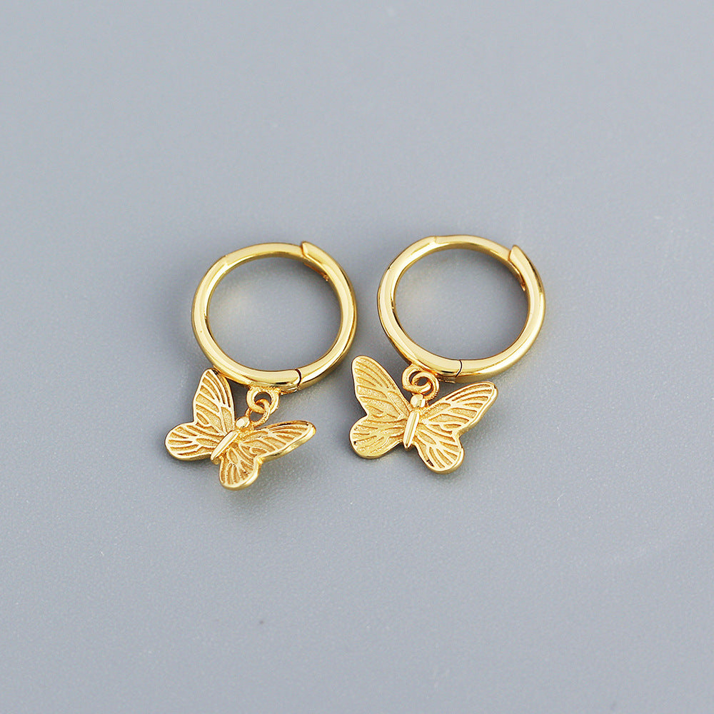 Orecchini a farfalla in argento sterling 925