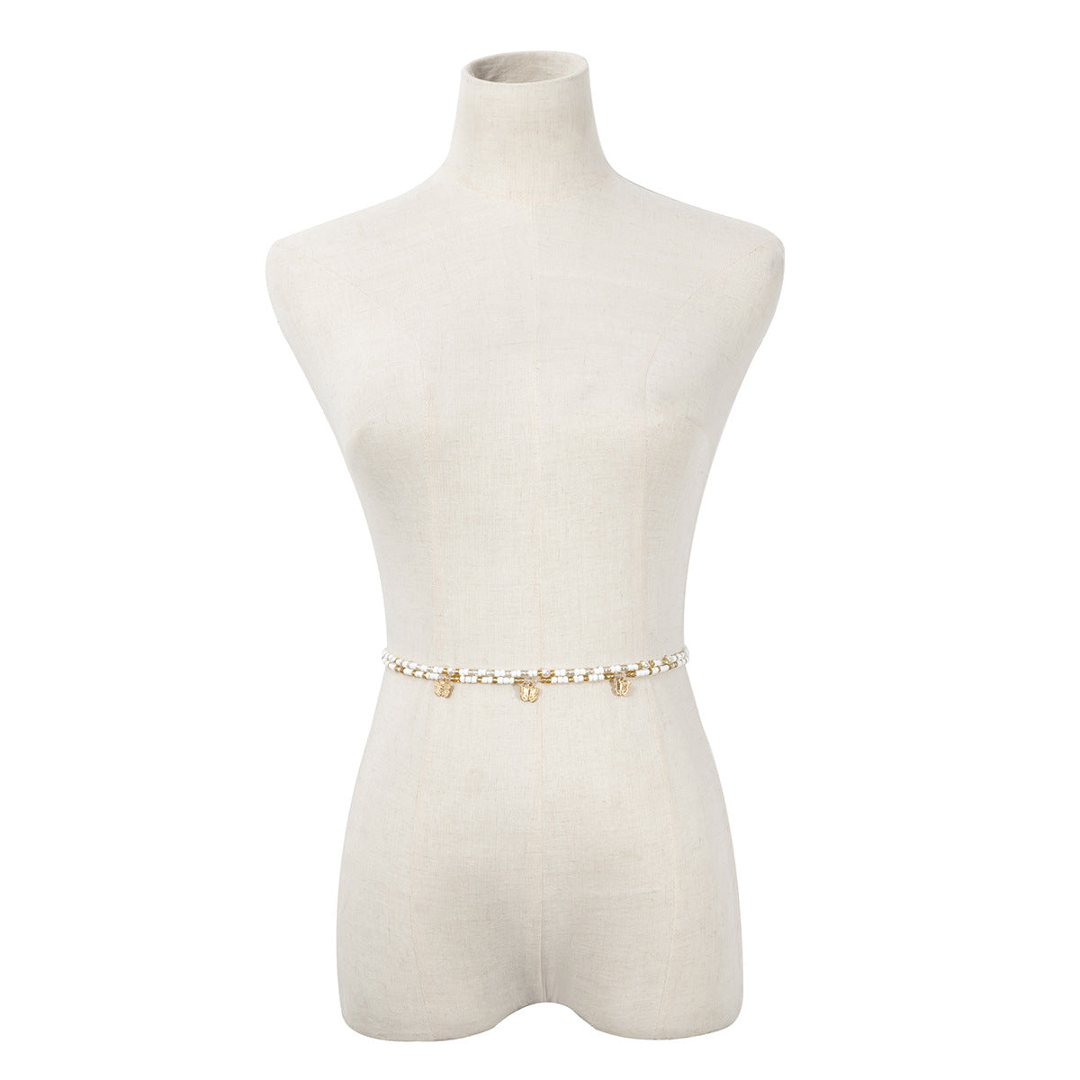 Minimalist Starfish Body Chain with Tassels for Women Adjustable Elastic Waist Chain in Plastic