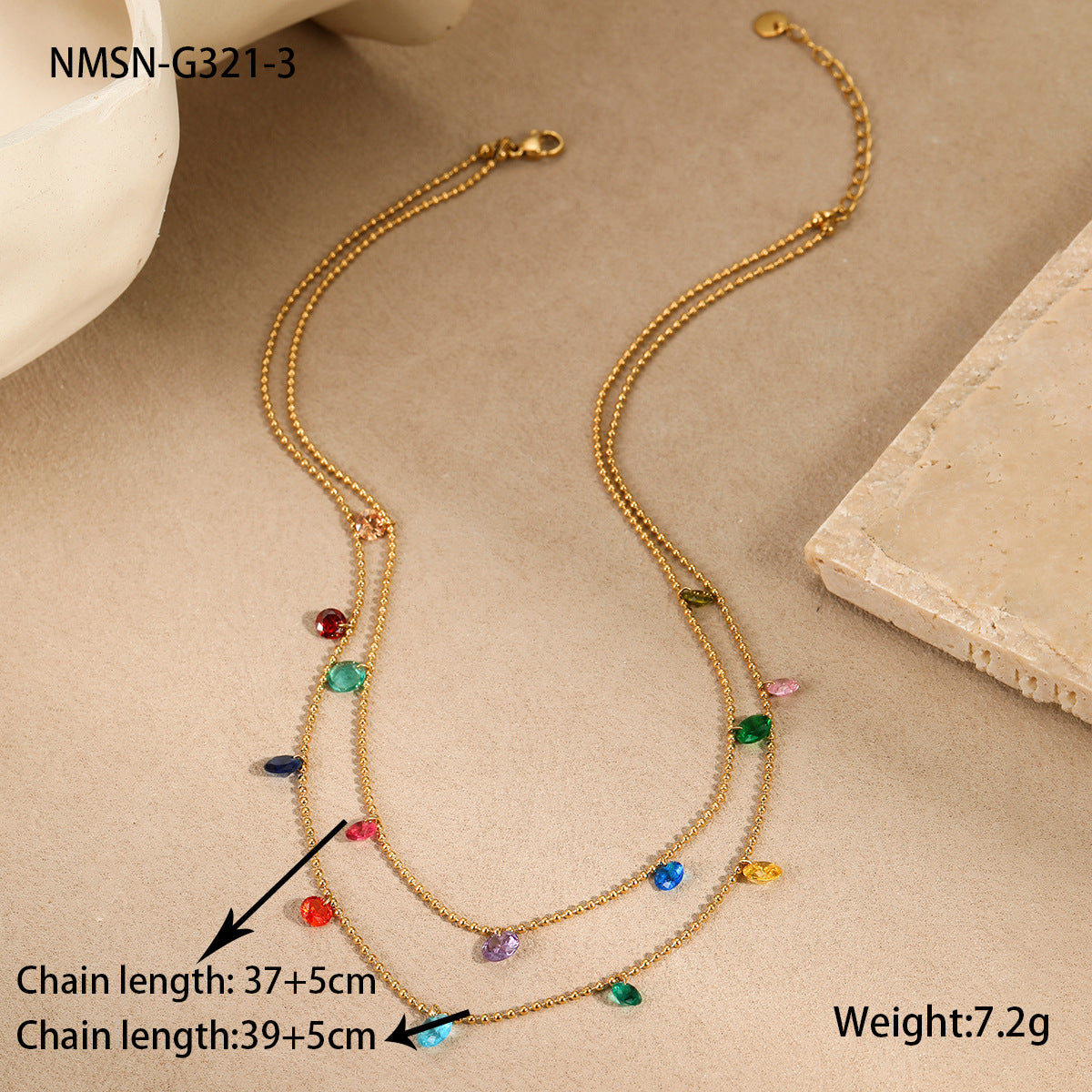 Conjunto de collar y pulsera de acero inoxidable de estilo francés a la moda con dijes colgantes de corazón y campana, acabado chapado, joyería de cadena de clavícula para mujer