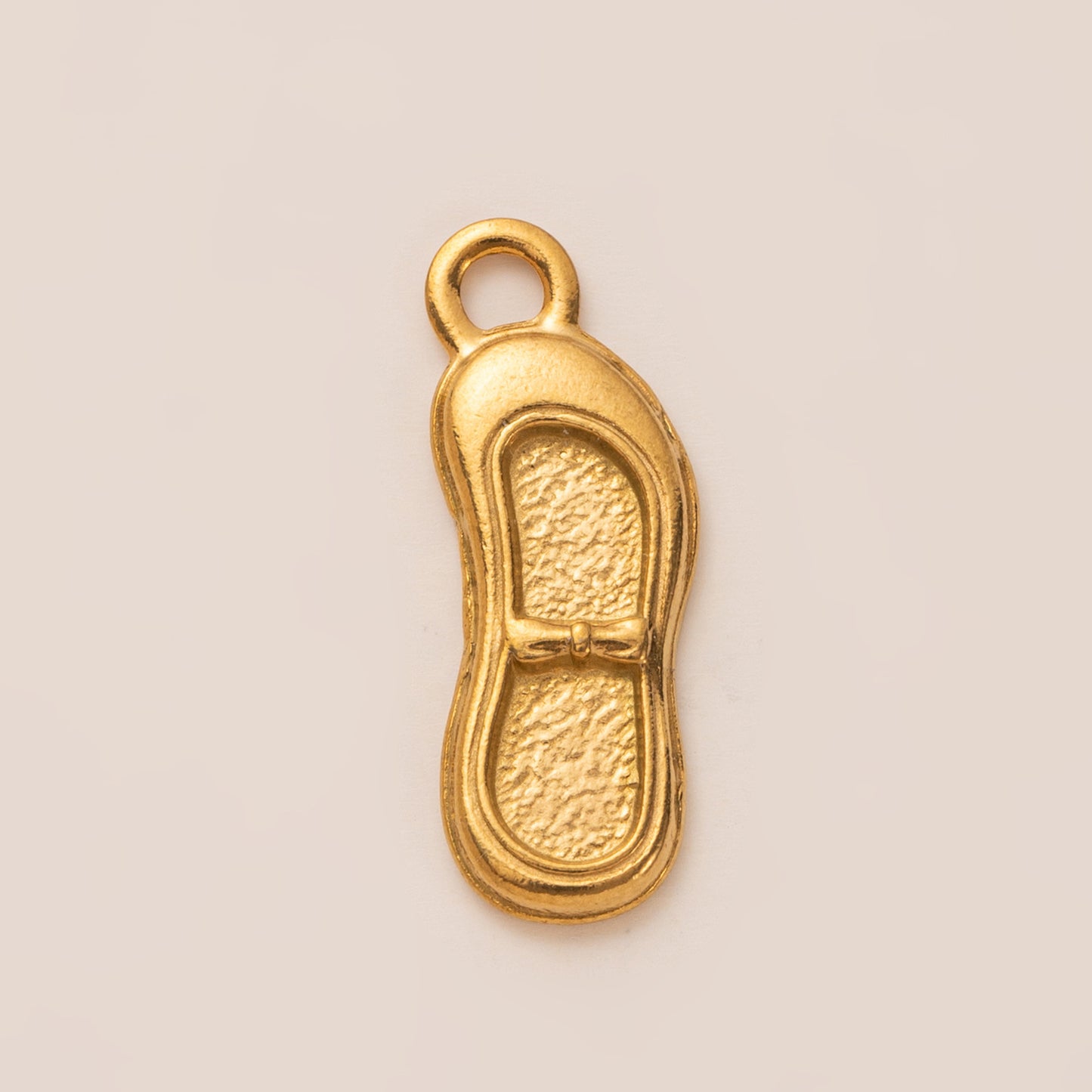 Vintage 18K Gold Plated Stainless Steel Mask Pendant Necklace Charm Bar for Unisex