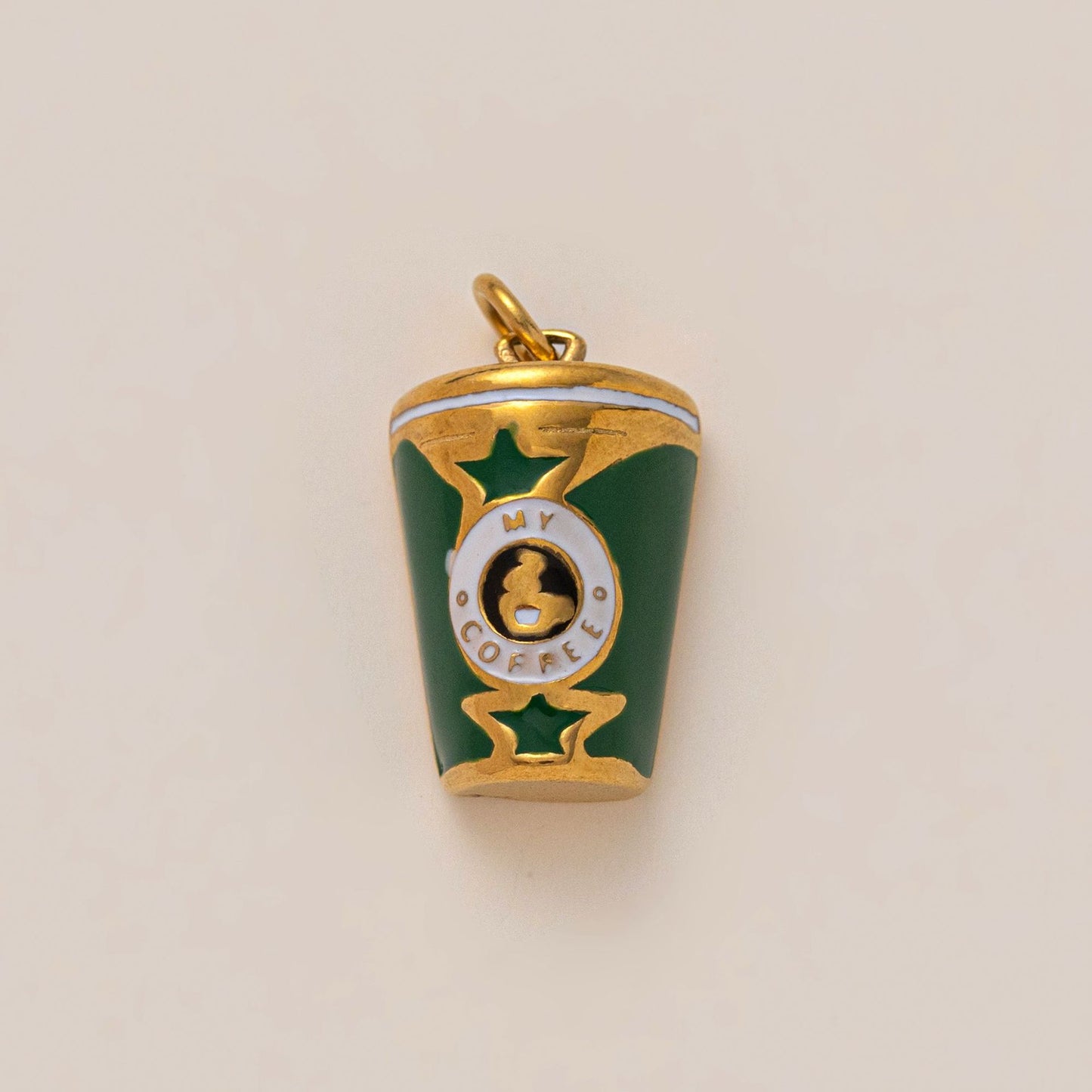 Colgante de barra con diseño de llave de acero inoxidable bañado en oro de 18 quilates de estilo vintage para mujer
