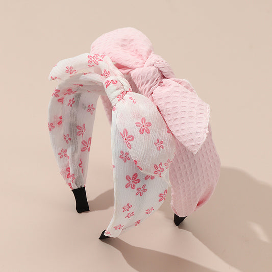 Princess Style Large Bow Hairband for Kids Made of Fabric with Butterfly Shape Design, Cute and Minimalist Children's Hair Accessory