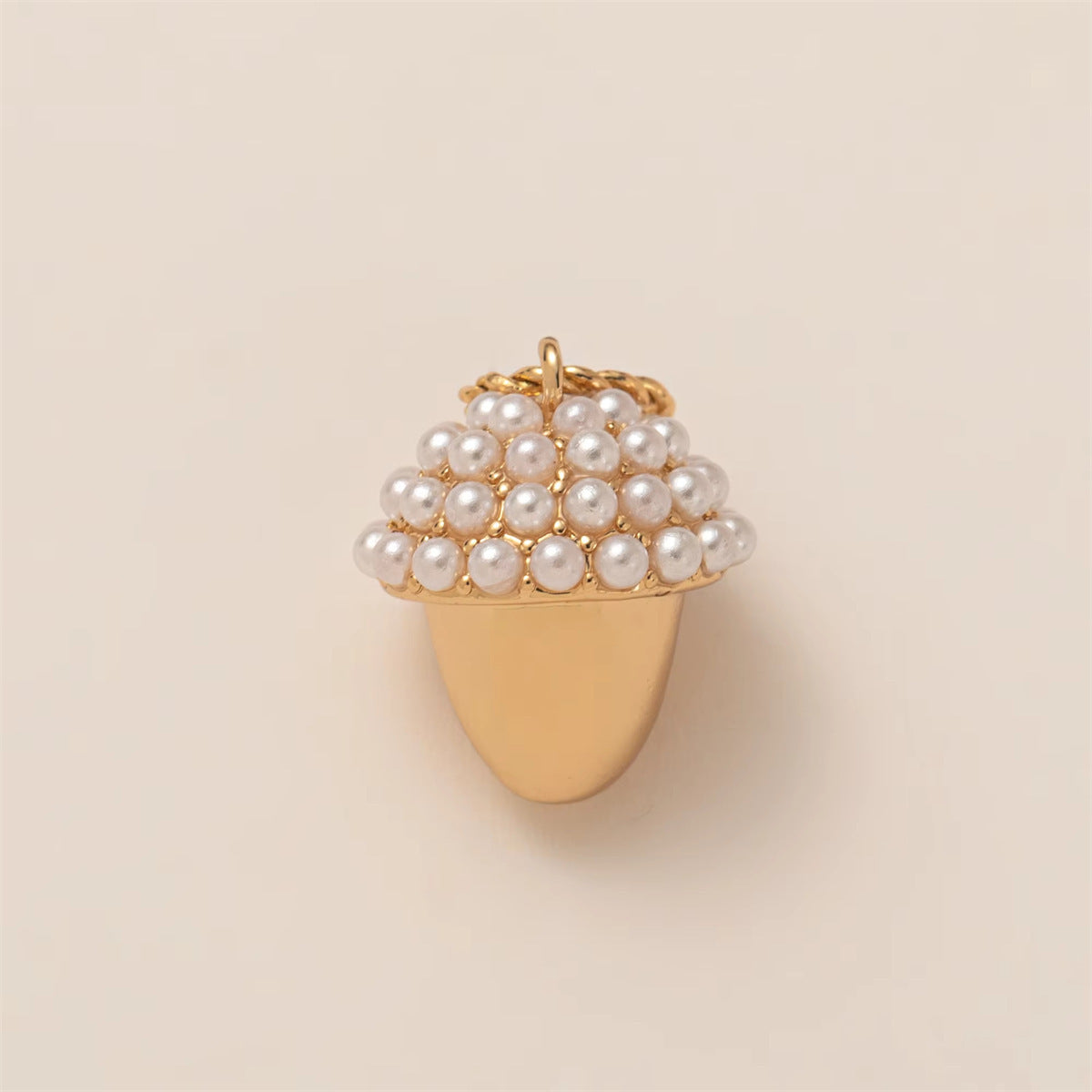 Minimalist Fruit Shape Brass PVD Plated DIY Charm Bar