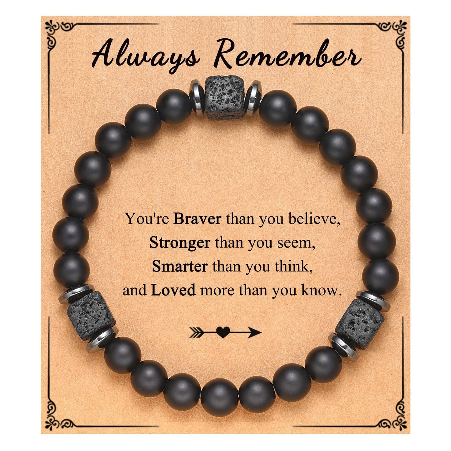 Matte Star Agate Bracelet Unisex