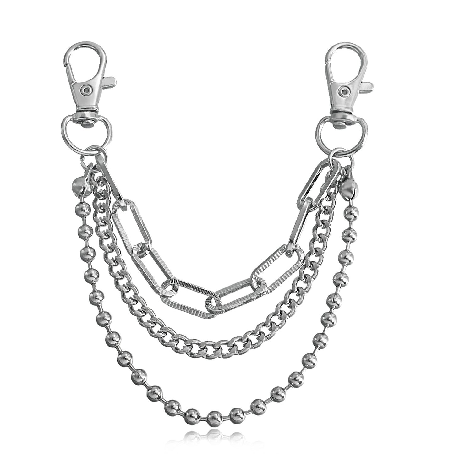Vintage-Style Geometric Alloy Anklet with Multi-Layer Beaded Chain for Women