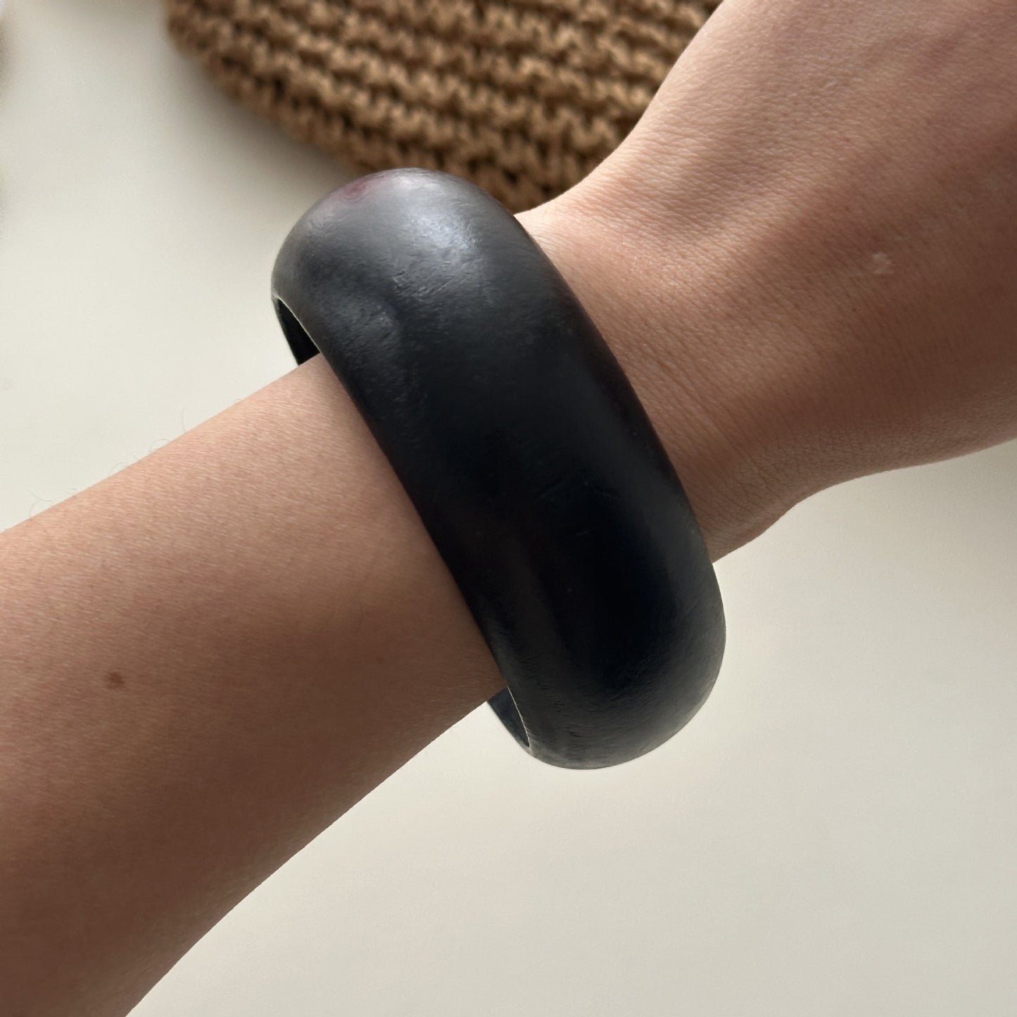 Geometric Oval Resin Plated Leopard Print Bracelet