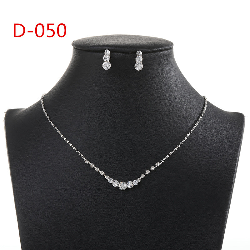 Minimalist Heart Teardrop Bell Pendant Necklace and Earrings Set in Alloy with Plated Finish for Women