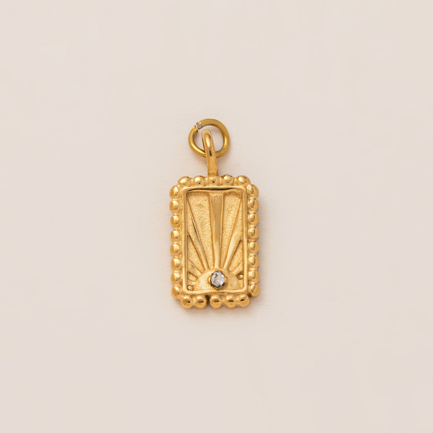 Minimalist PVD 18K Gold Plated Stainless Steel Animal Charm Bar