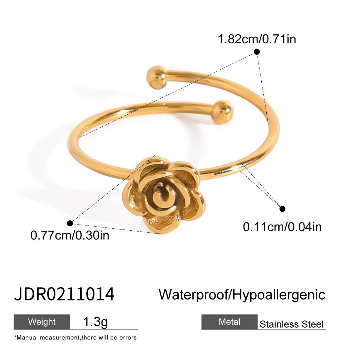 Elegant Minimalist 18K Gold Plated Titanium Steel Geometric Line Bracelet and Ring Set with Cubic Zirconia for Women