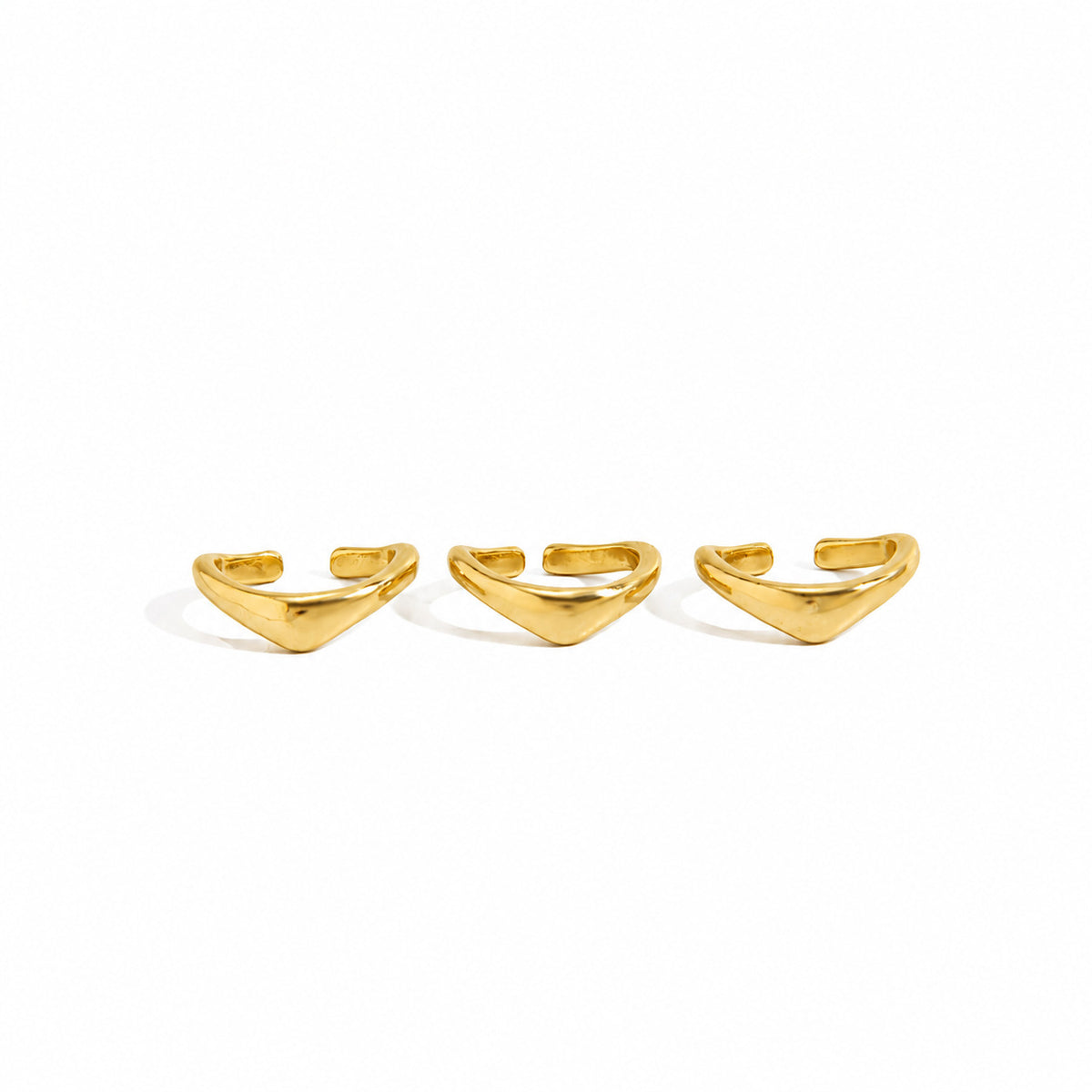 Minimalist Geometric Zinc Alloy Toe Ring for Women