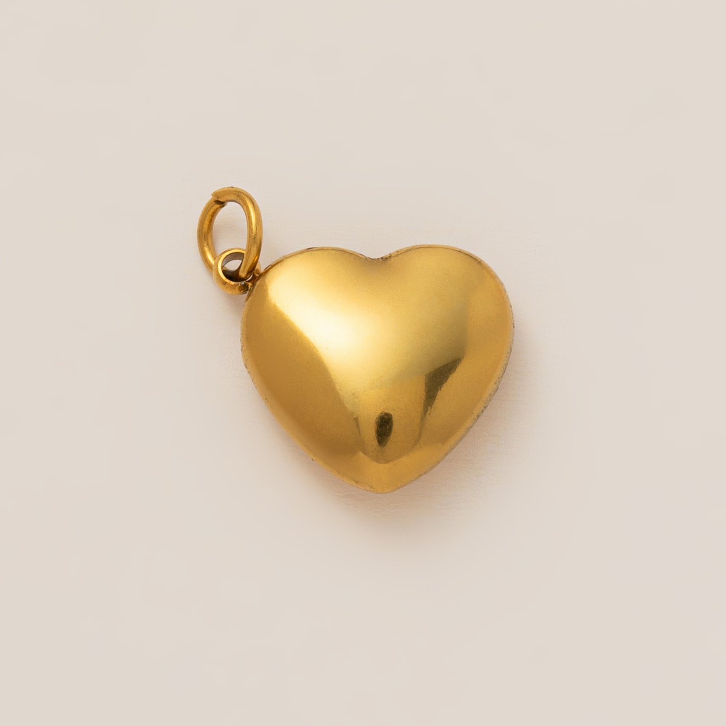 Minimalist 18K Gold Plated Brass Heart Round Square Geometric Pendant Necklace for Unisex