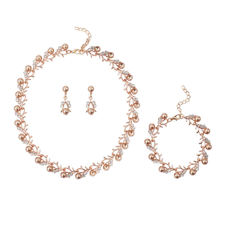 Minimalist Star Moon Cloud Universe Necklace and Earrings Set in Alloy with Electroplated Finish for Women