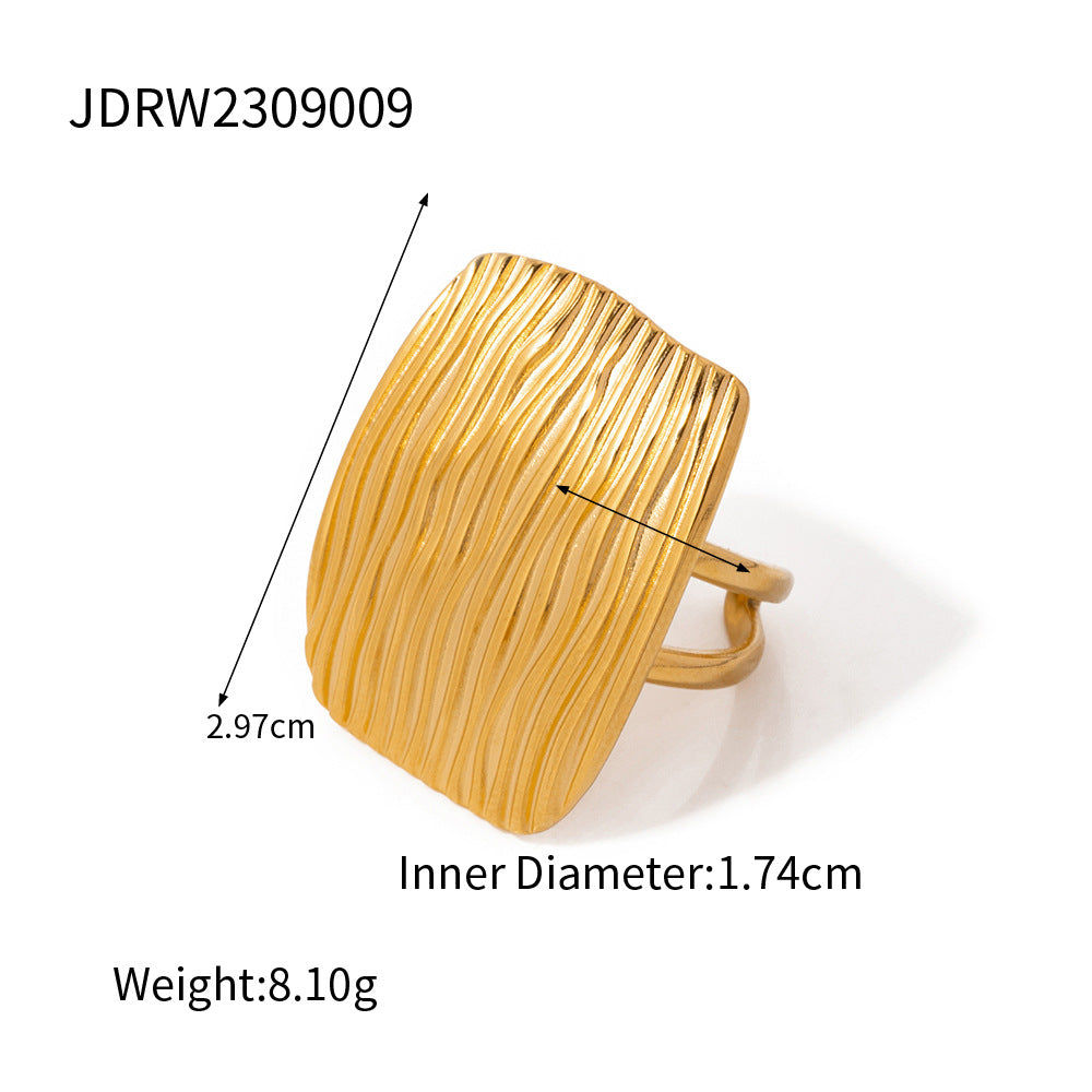 Elegante Bracciale a Conchiglia in Acciaio Inossidabile da Donna con Finitura Placcata Gioielli Minimalisti di Lusso