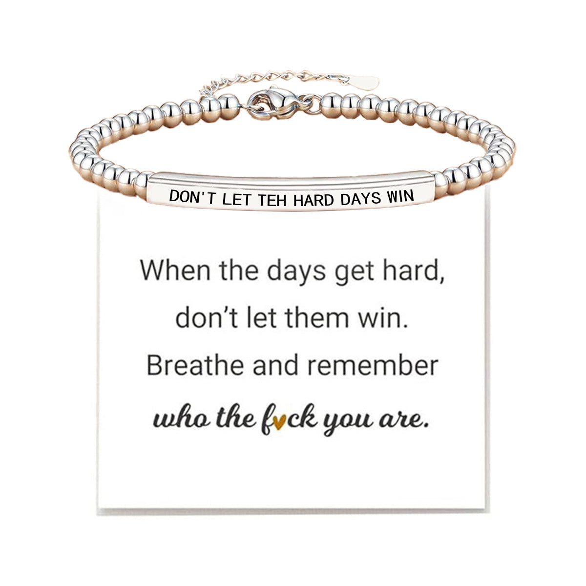 Minimalist Geometric Round Polished Stainless Steel Beaded Bracelet Adjustable Engraved for Unisex