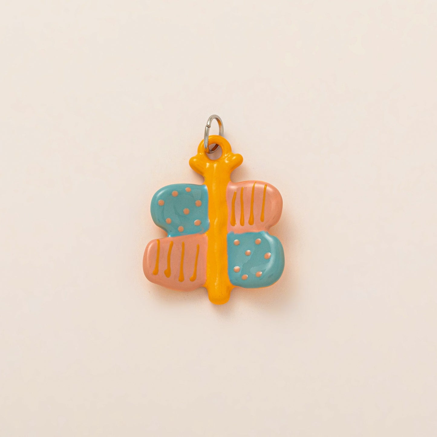 Sweet Acrylic Food Shape Bag Chain Charm with Fruit Pattern