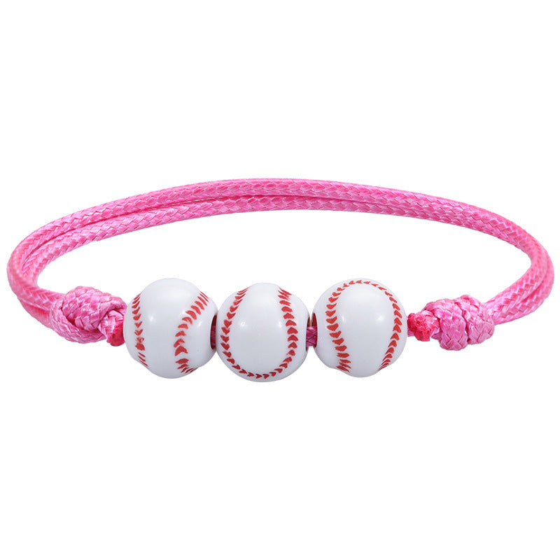Sporty Unisex Resin Braided Bracelet